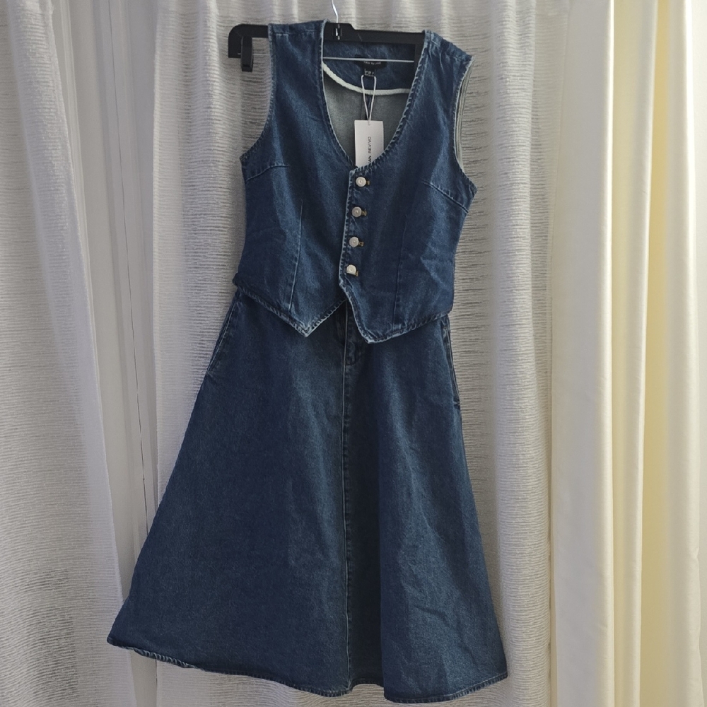 Denim Sleeveless Dress